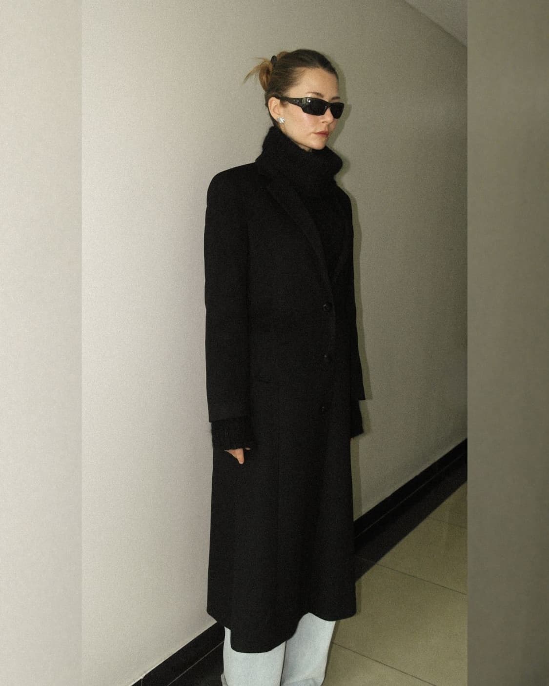 롱 캐시미어 울 코트 상품이미지1