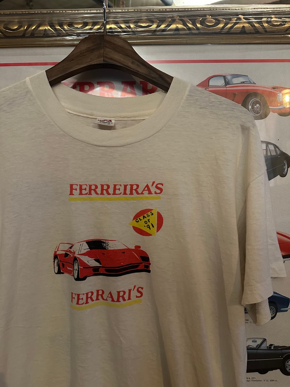 90s USA Vintage Ferrari T Shirt 상품이미지4