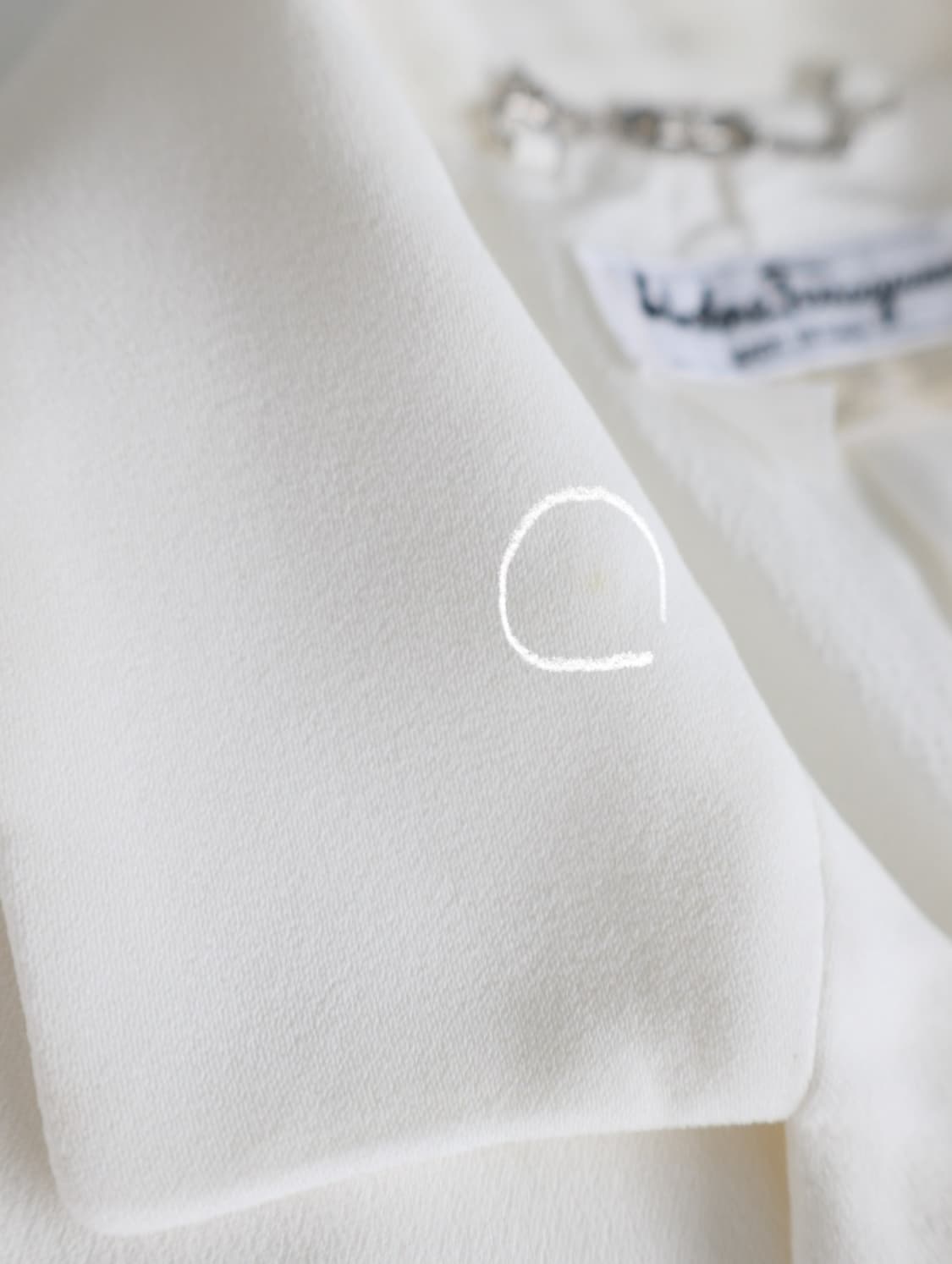 Ferragamo White Hidden-Button Blazer 상품이미지8