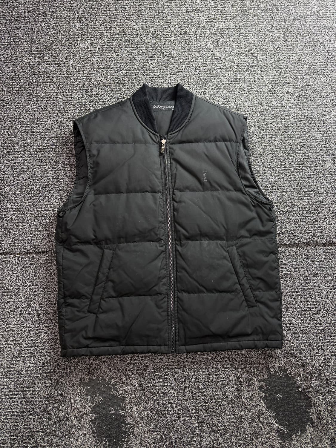 90s YSL 입생로랑 자수로고 아카이브 다운 베스트 3431 상품이미지2