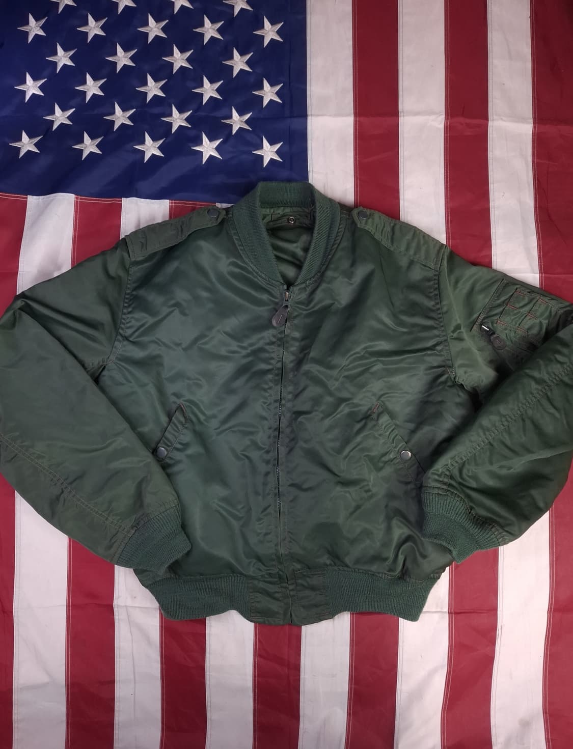 80's 국군 장교용 MA-1 항공자켓 상품이미지1