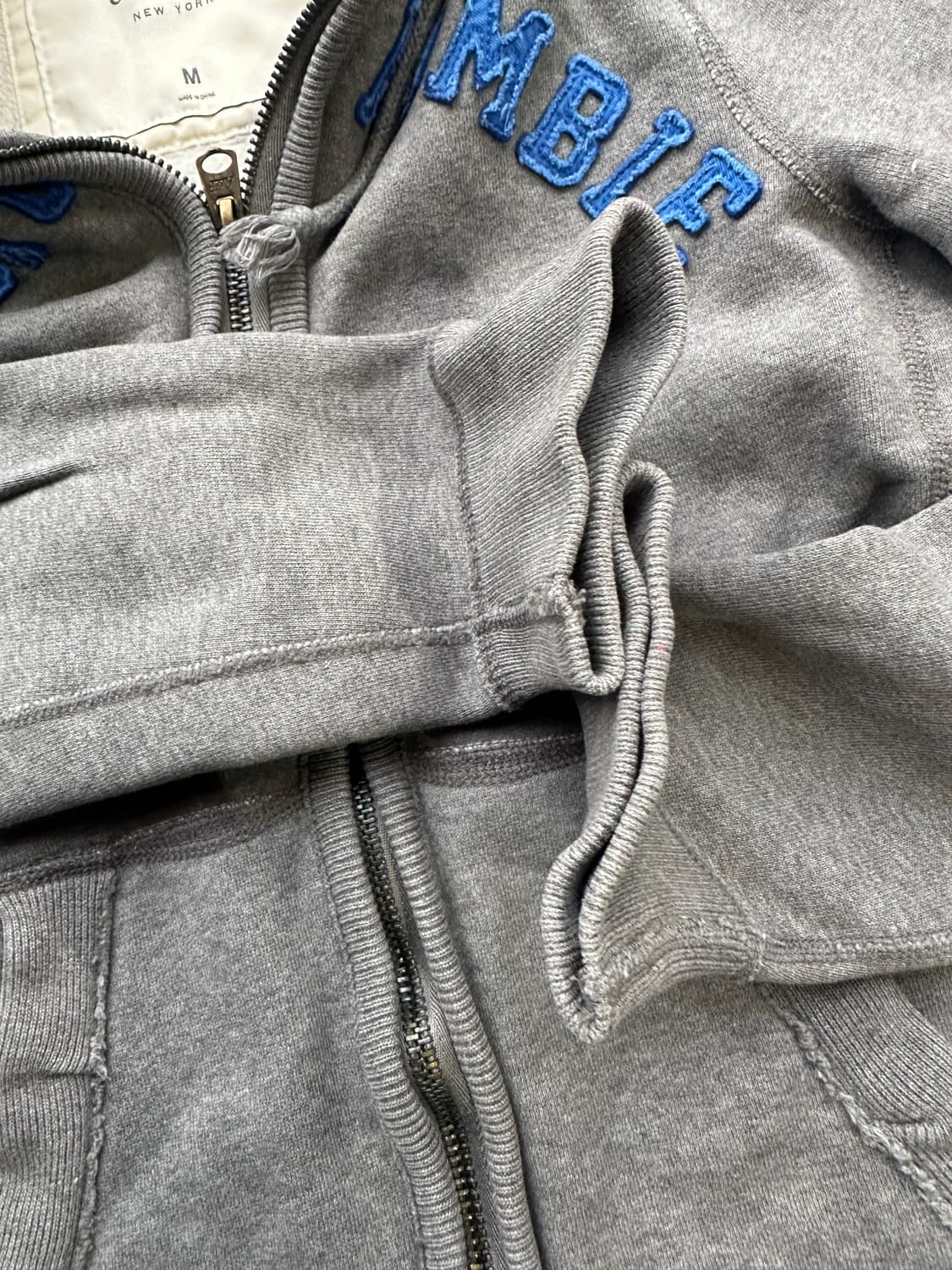아베크롬비 그레이 후드집업 m 상품이미지4
