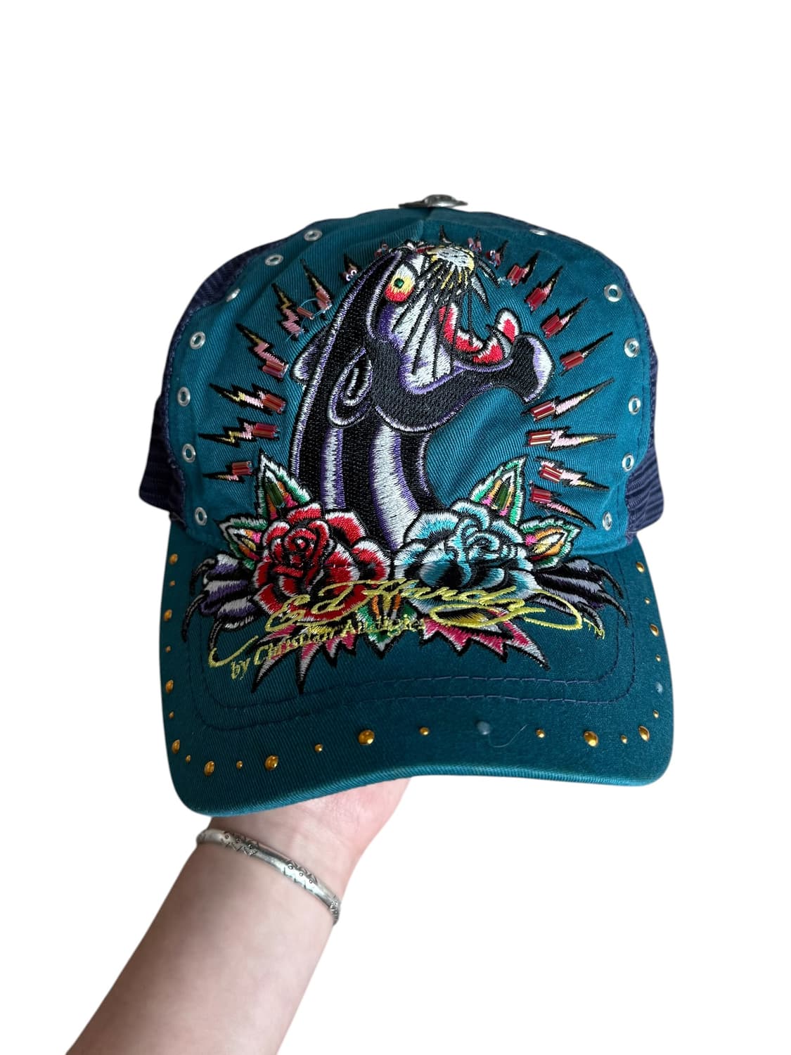 에드 하디 청록 메쉬캡 상품이미지3