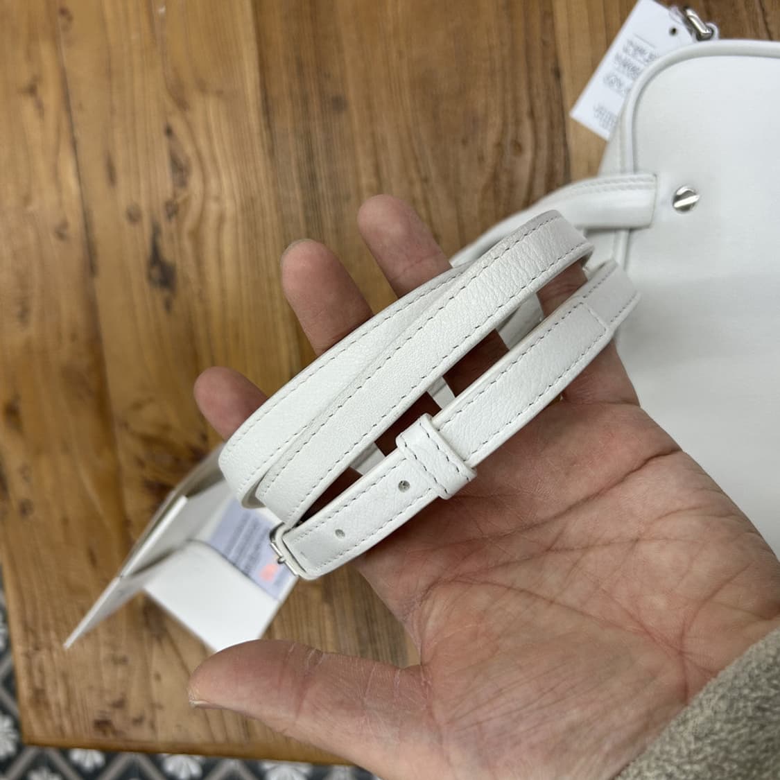 16273 - 발렌시아가 트라이앵글 스퀘어 토트 숄더백 상품이미지5