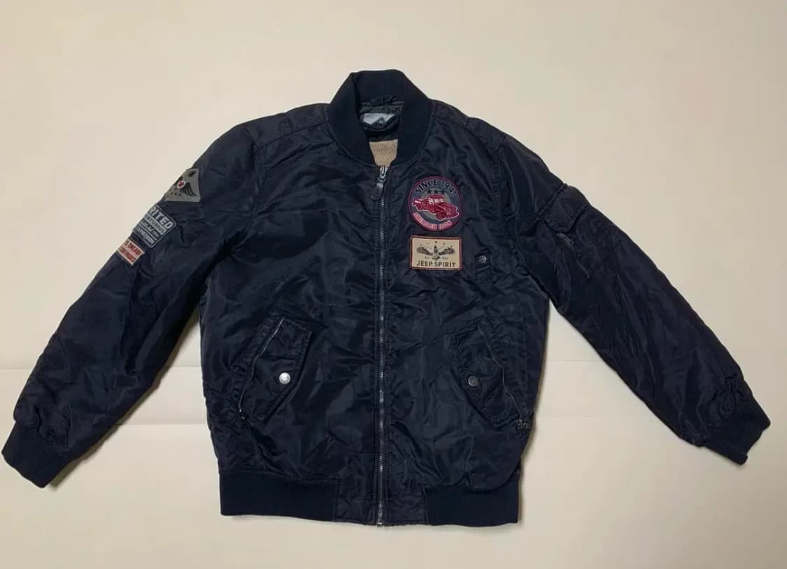 JEEP SPIRIT 양털내피 ma-1 항공점퍼 L(100) 상품이미지1