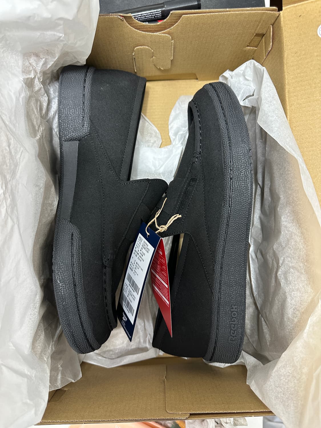 리복 클럽 로퍼 블랙 290 사이즈 새상품 상품이미지3