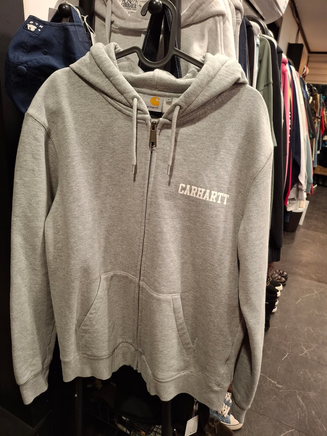 (마지막특가) 칼하트 후드집업 m 그레이 상품이미지1