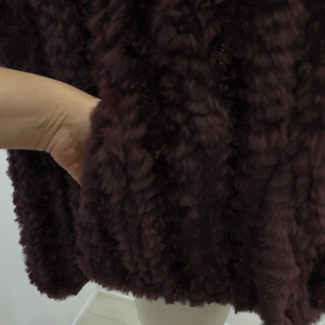 리얼 래빗퍼 리버시블 양면 퍼 자켓 상품이미지9