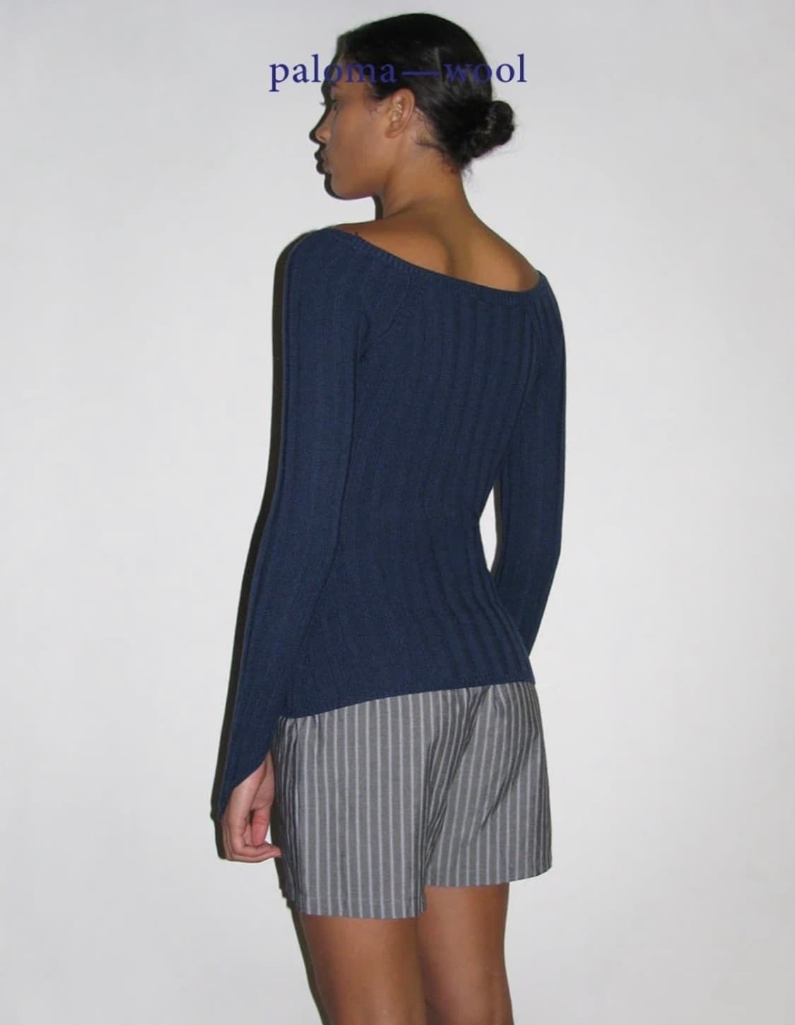 Paloma wool 팔로마울 Canal 니트 골지 탑 상품이미지2