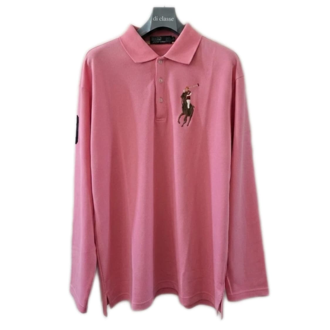 💕폴로 랄프로렌 빅포니 핑크 롱슬리브 카라티💕 상품이미지1