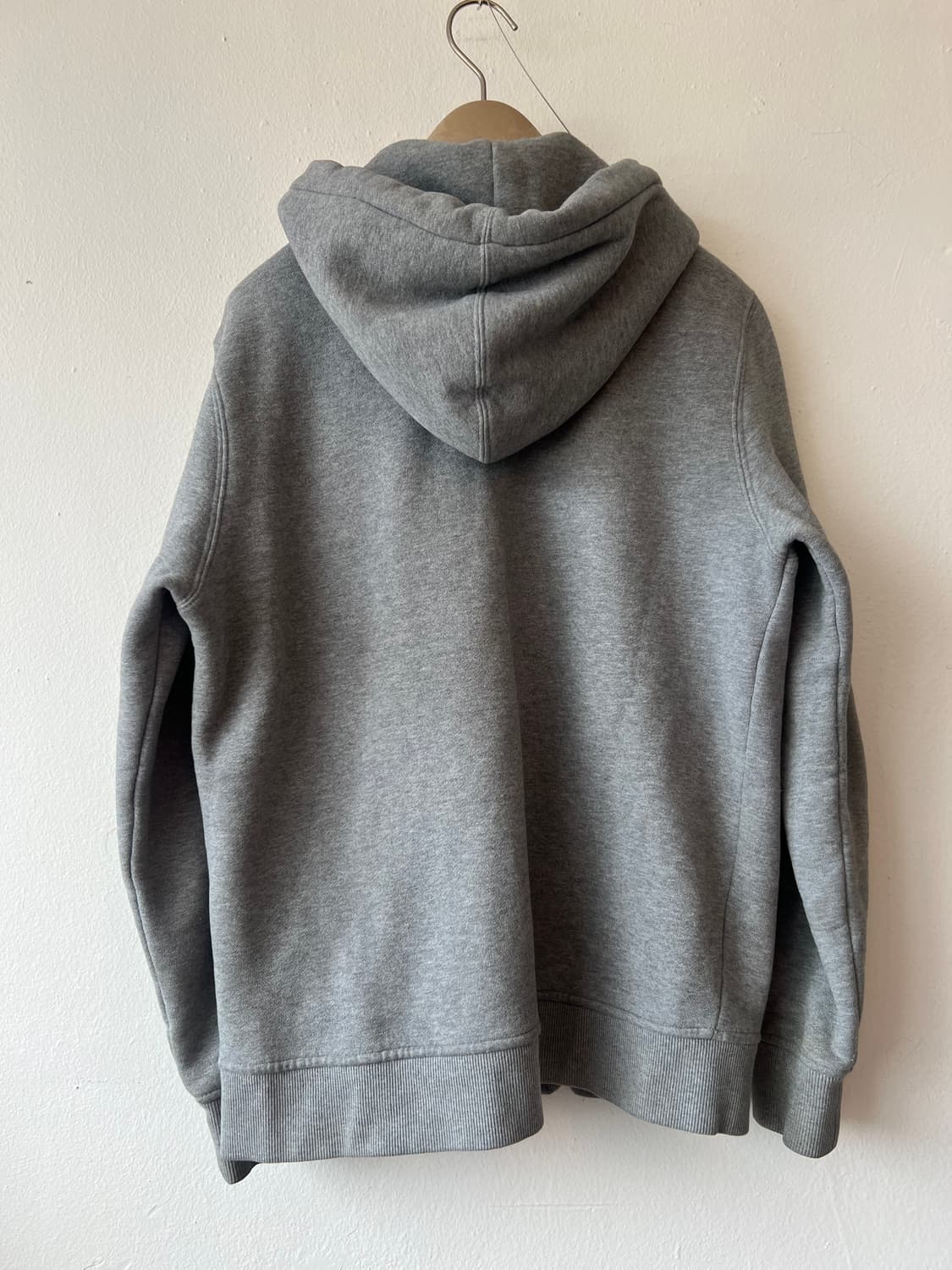뉴에라 남여공용 그레이 후드집업점퍼 코튼점퍼 상품이미지3