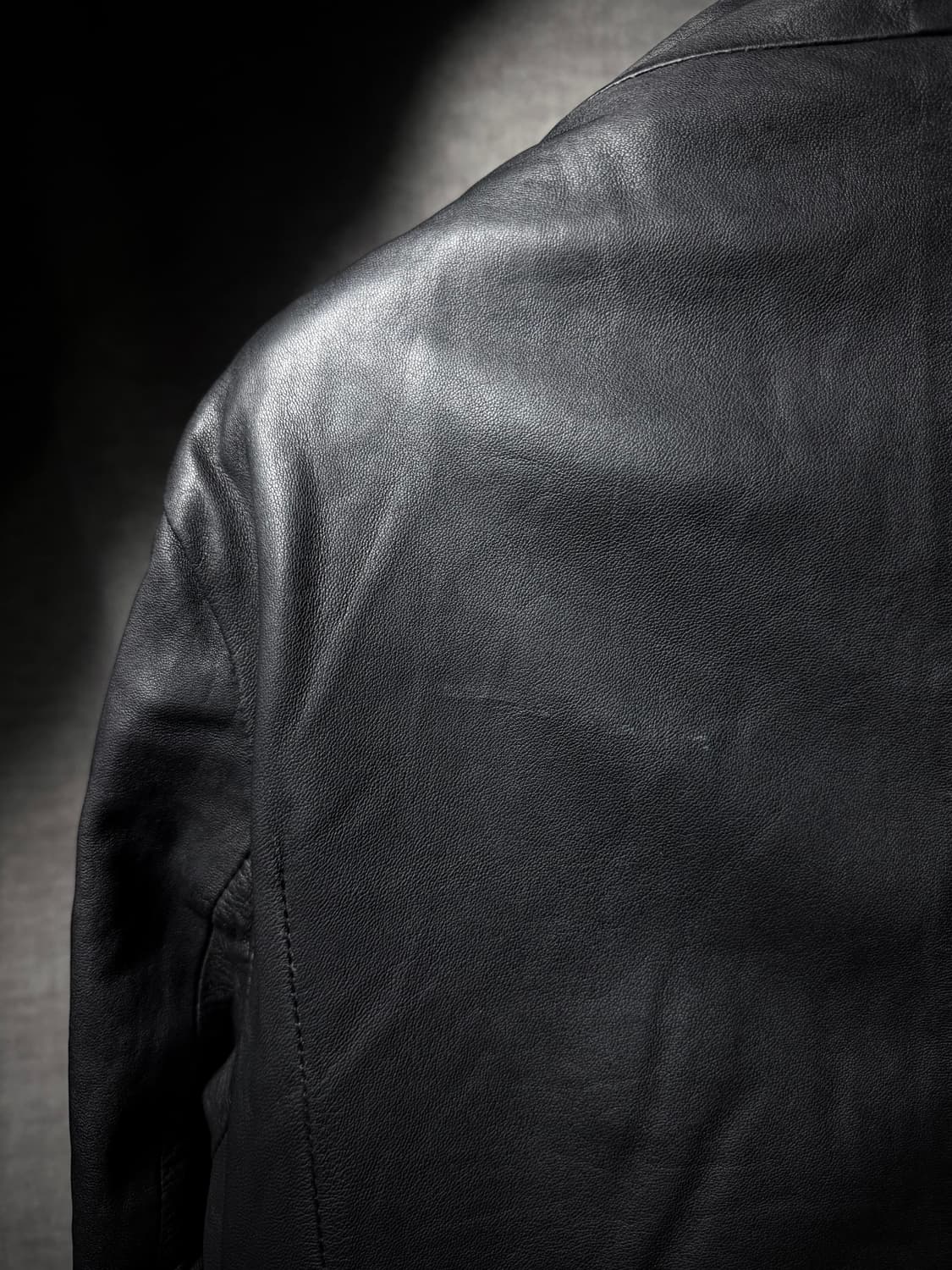 Obscur Asymmetrical Leather Jacket  상품이미지10