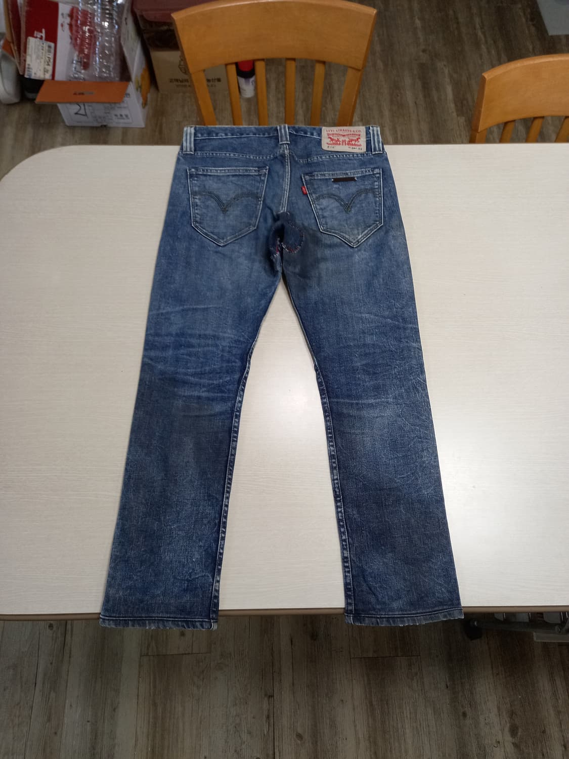 31-32 리바이스510 워싱 스판 슬림일자진 커스텀 32-417 상품이미지2