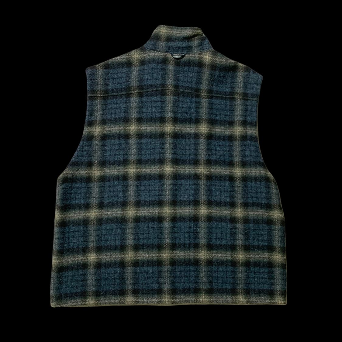 [L~XL] 울리치 채크 울 집업 베스트 상품이미지3