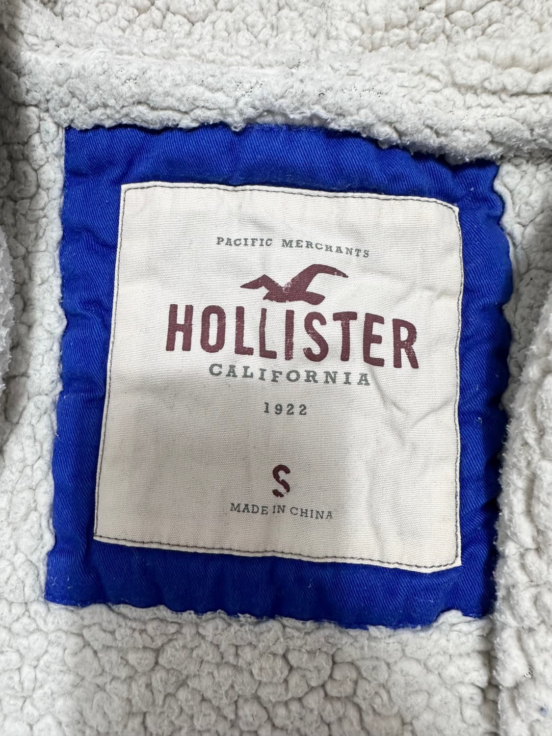 홀리스터 안감 양털 회색 후드집업 상품이미지5