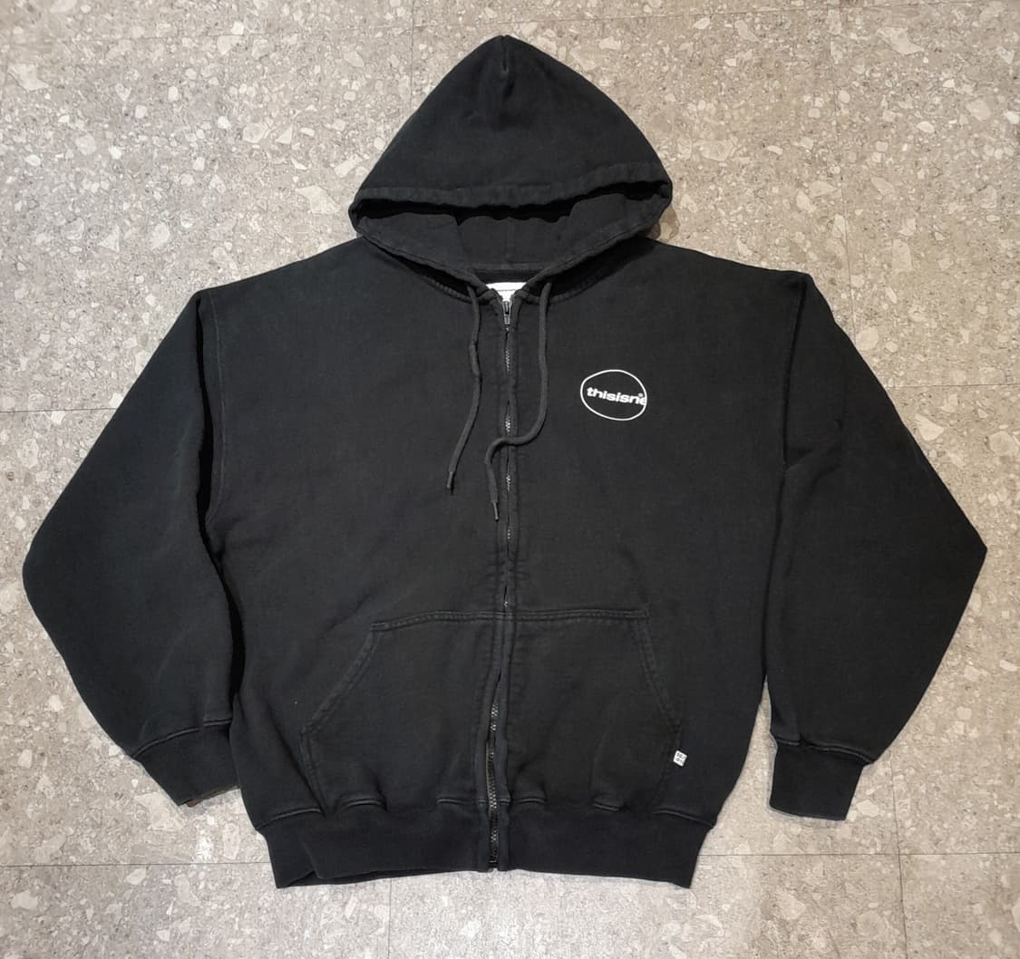 💥디스이즈네버댓 헤비코튼 빈티지워싱 집업 후드 (XL)  상품이미지2