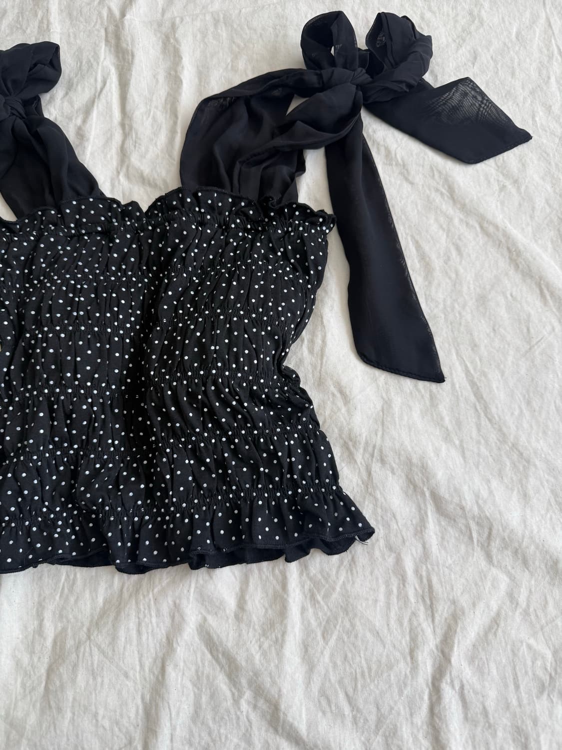 도트 러블리 슬리브리스  상품이미지3