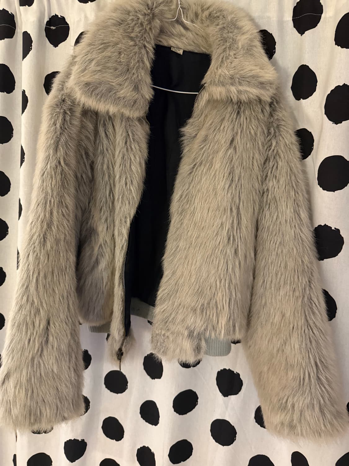 그레이 퍼 자켓 상품이미지1