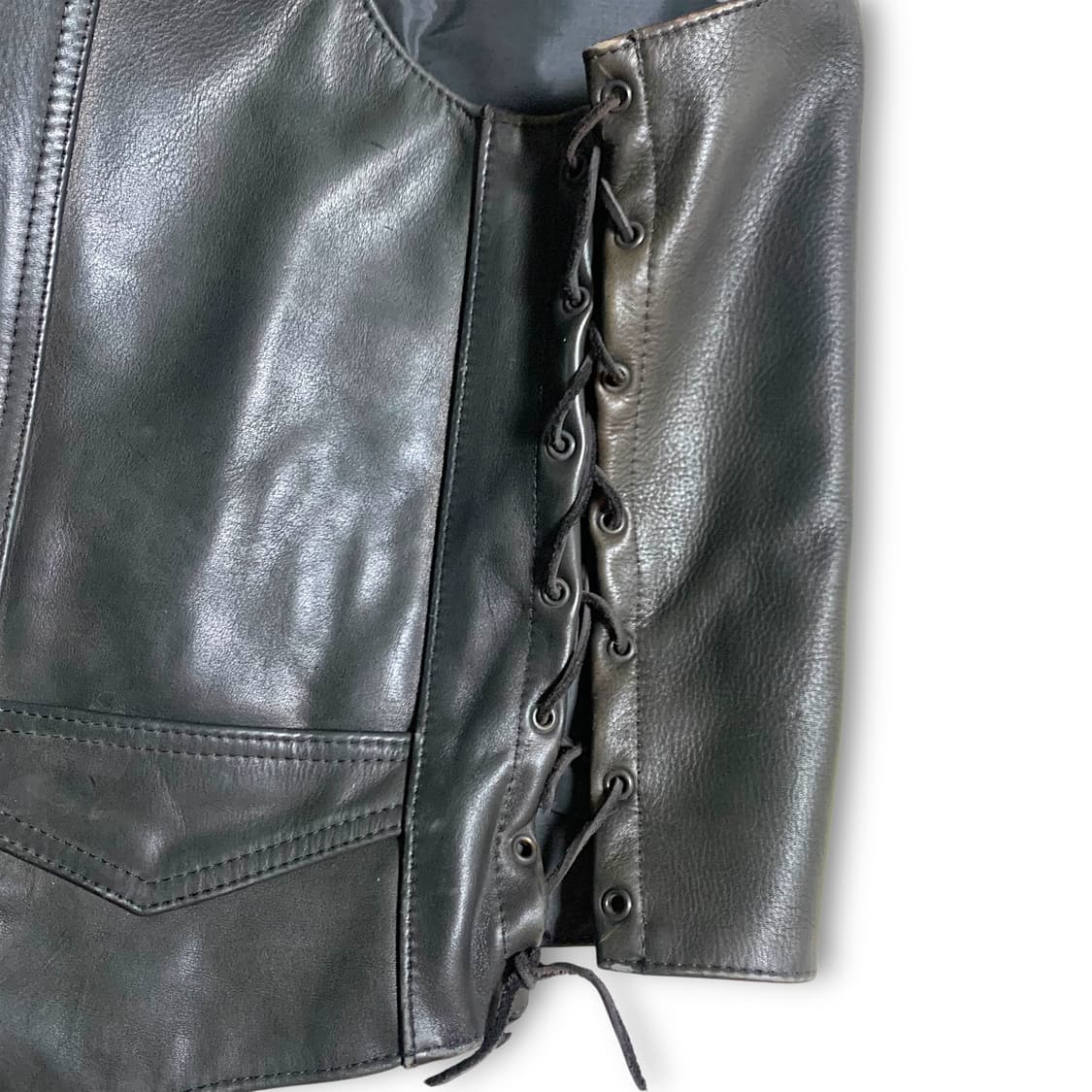 [XL] 90s Opera Stage-Worn Leather Vest 상품이미지5