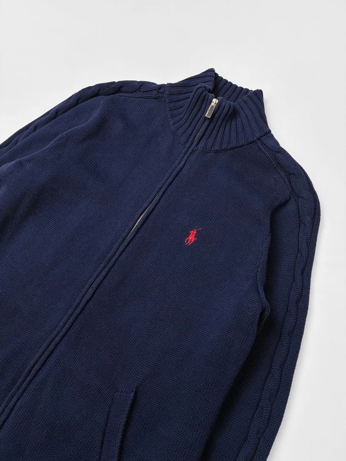 폴로 랄프로렌 00s 코튼 니트 집업 가디건 PN5428 상품이미지2