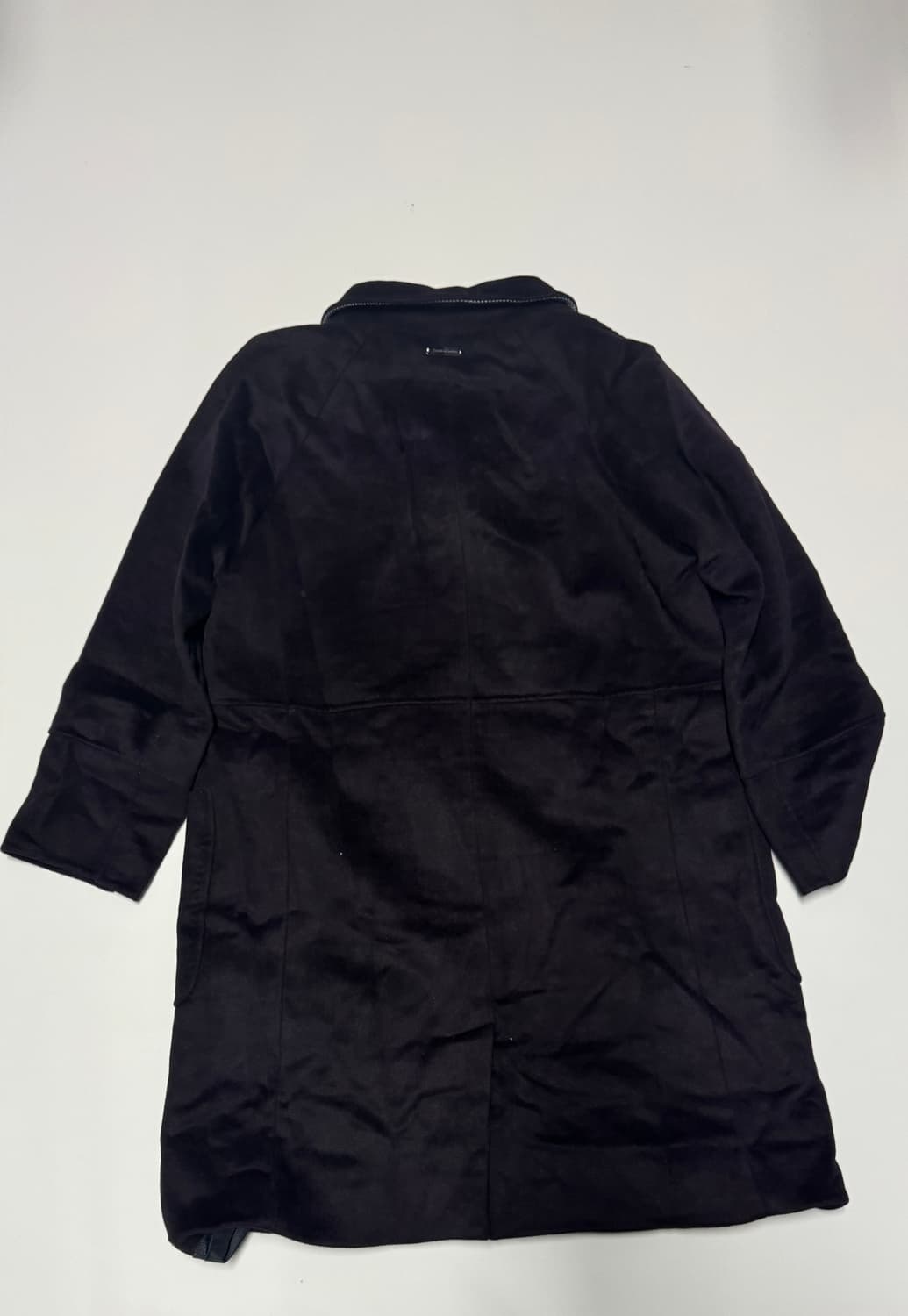 여성 빈티지 헤지스 hazzys 더블 코트 퍼플 상품이미지2