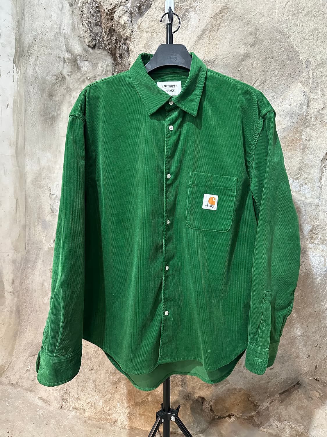 칼하트 x 어웨이크 NY 코듀로이 셔츠 그린 상품이미지2