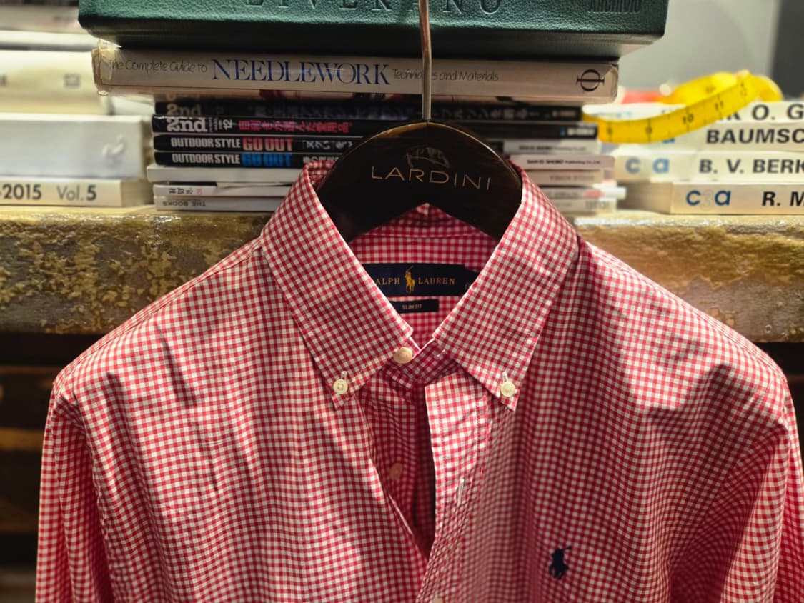 폴로랄프로렌 깅엄패턴 버튼다운셔츠  상품이미지5