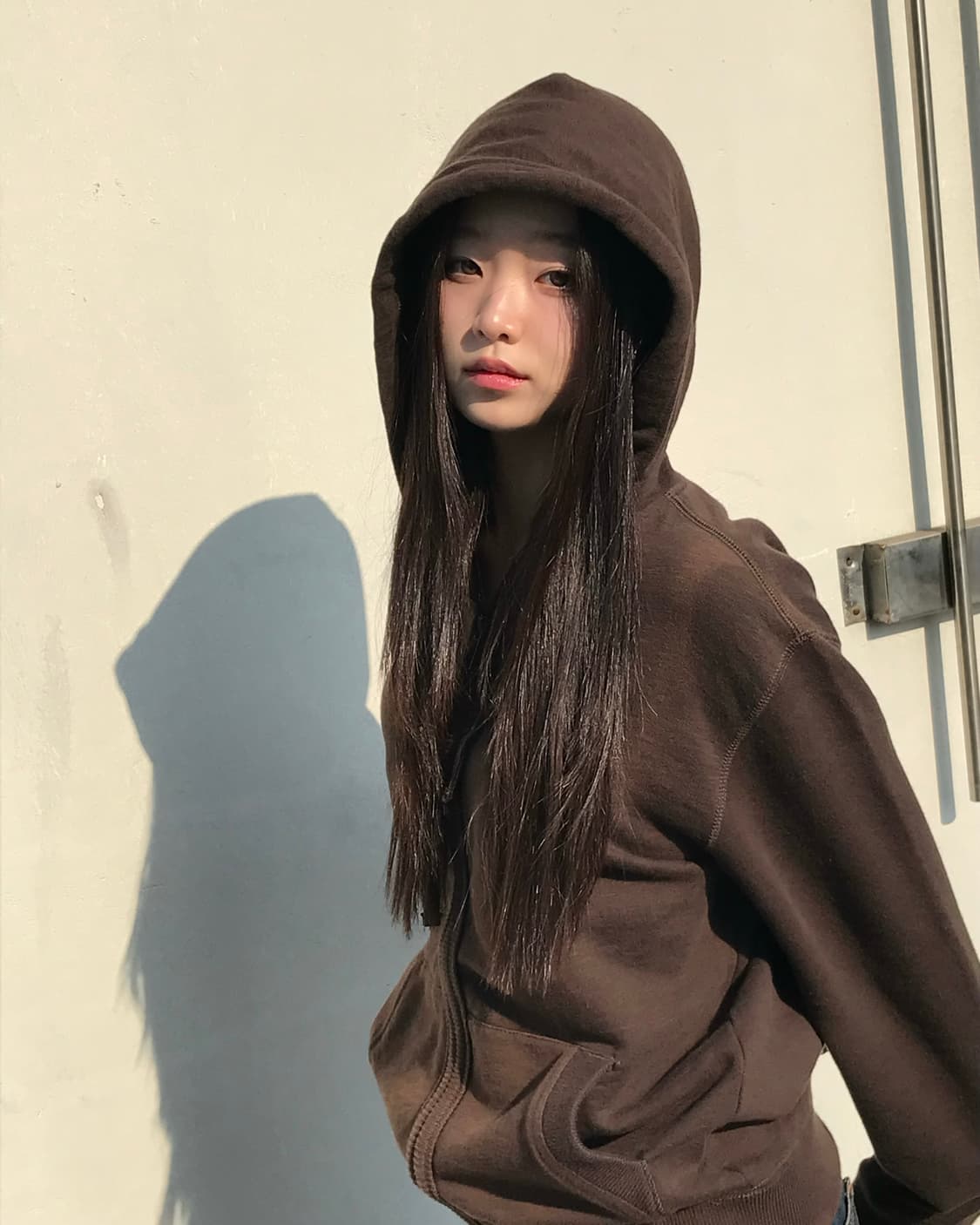 GAP 브라운 후드집업 상품이미지1