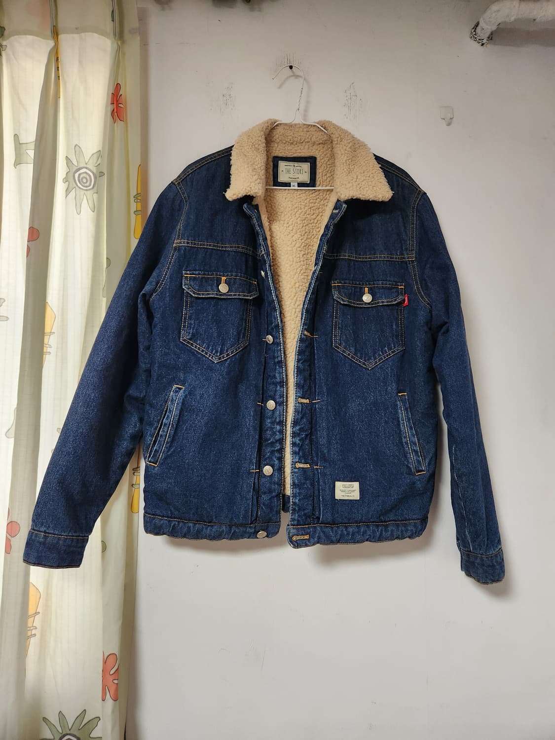 청자켓 데님 뽀글이 겨울 점퍼XL 상품이미지1