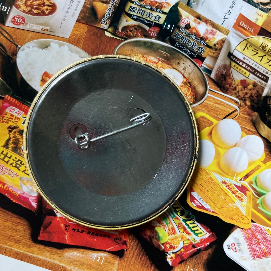 빈티지 가필드 I love 프린팅 핀 버튼 뱃지 브로치 악세사리 상품이미지2