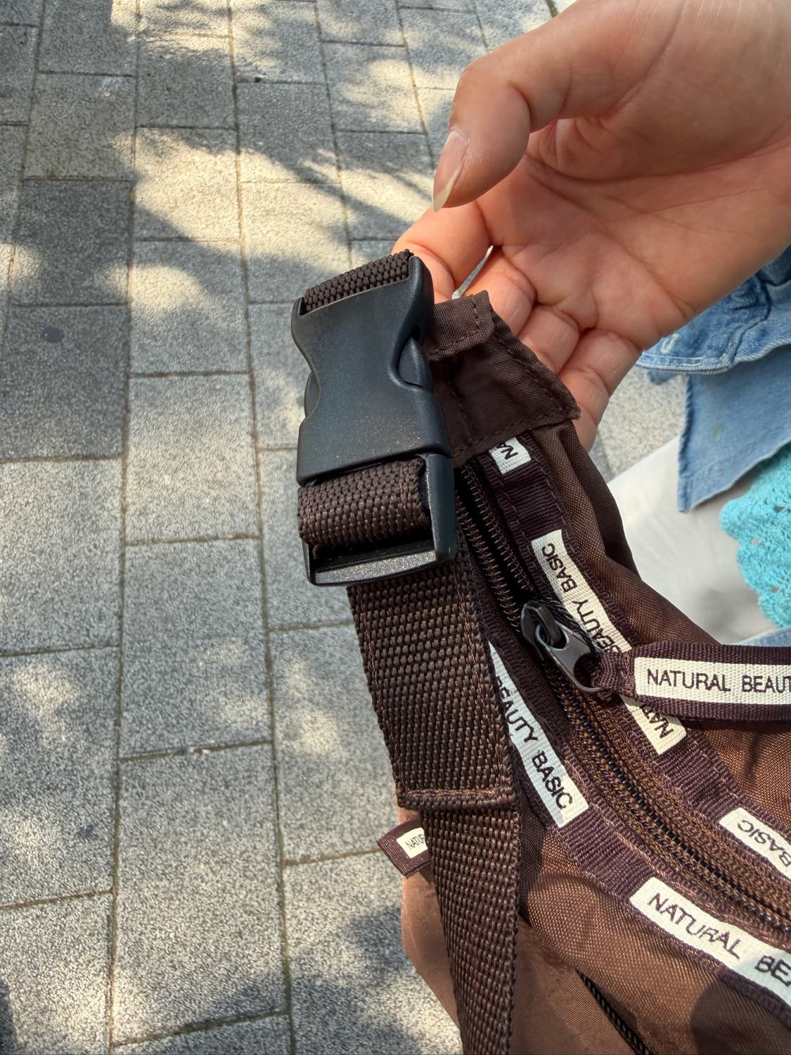Natural Beauty Basic Nylon Shoulder Bag 상품이미지6