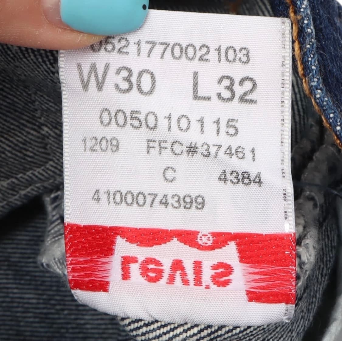 리바이스 501 스트레이트 레그 버튼플라이 데님팬츠 상품이미지9