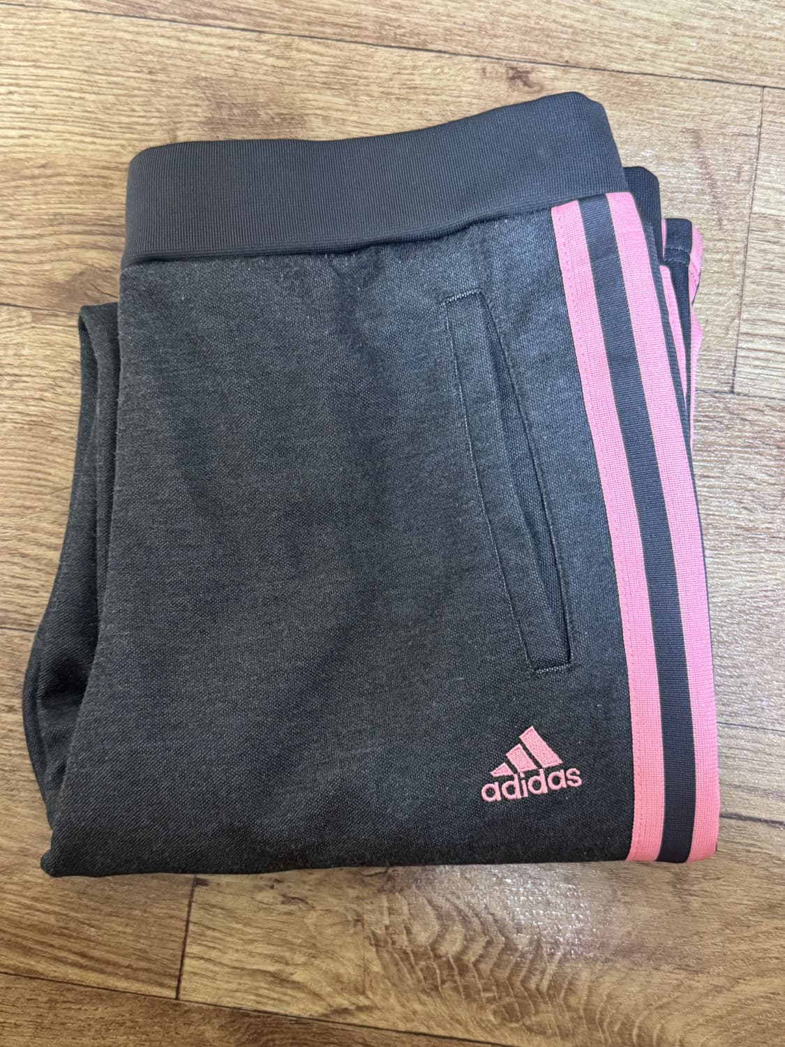 아디다스 팬츠 핑크 그레이 상품이미지1