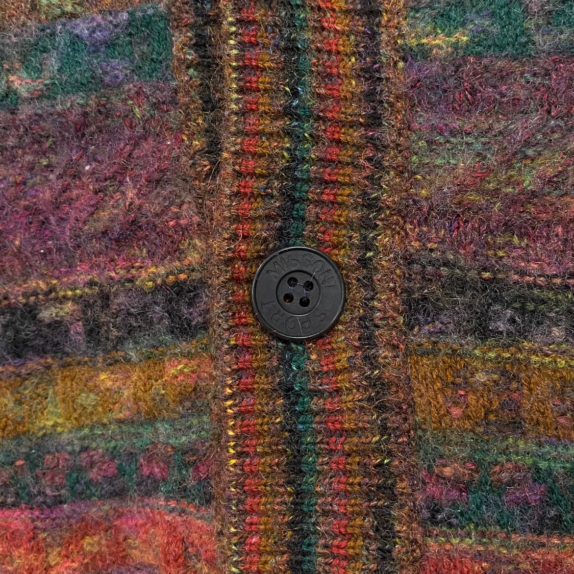 미쏘니 스포츠 울 패턴 조끼 가디건 상품이미지5