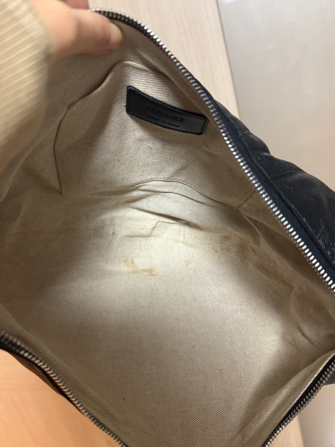 크루아상 백 소프트 나파 미디움 블랙 상품이미지4