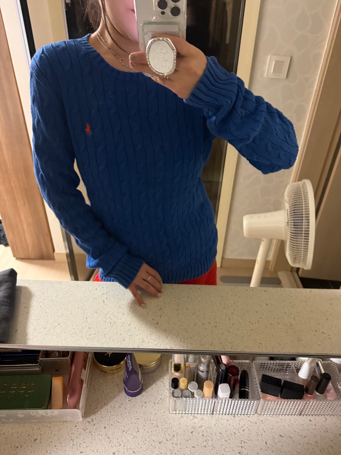 폴로 블루니트 남녀공용95 상품이미지8