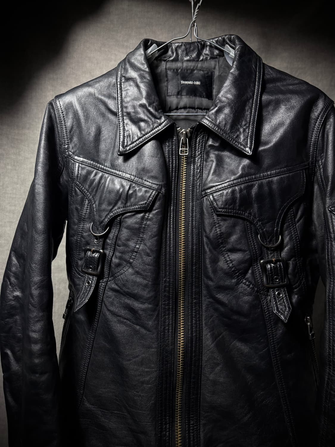 Yasuyuki Ishii Goatskin Leather Jacket   상품이미지4