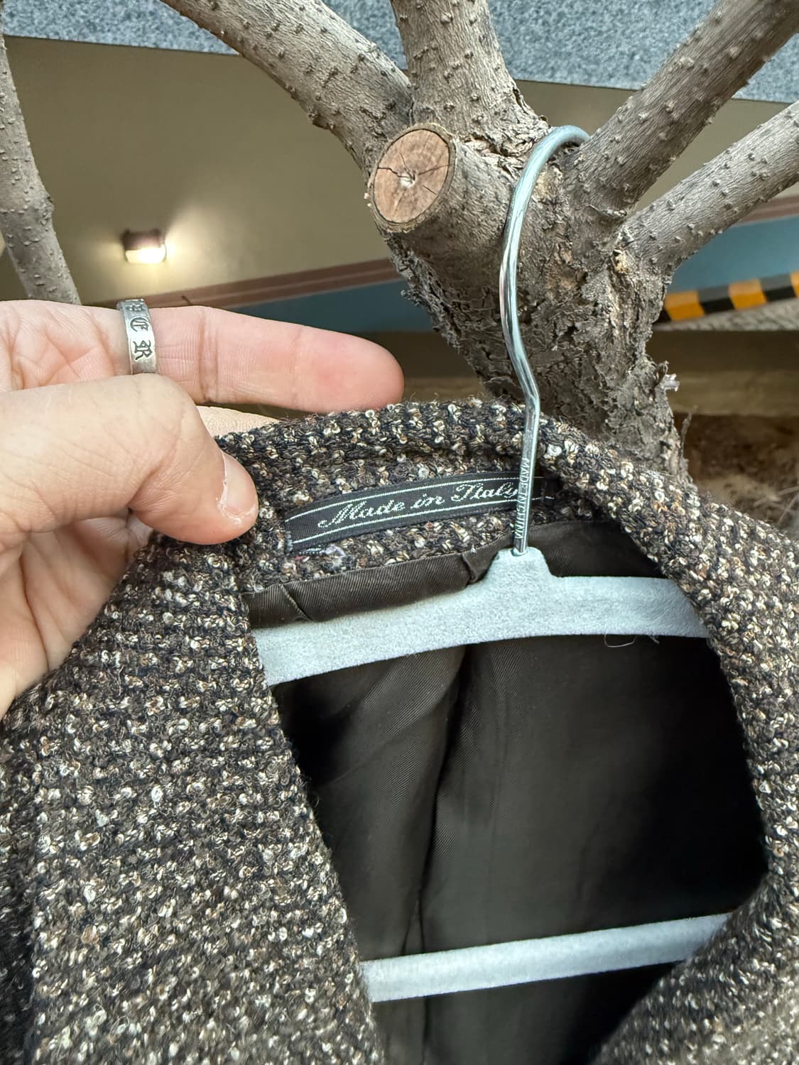 🇮🇹00s 꼬르넬리아니 알파카 테일러드 블레이저 상품이미지3