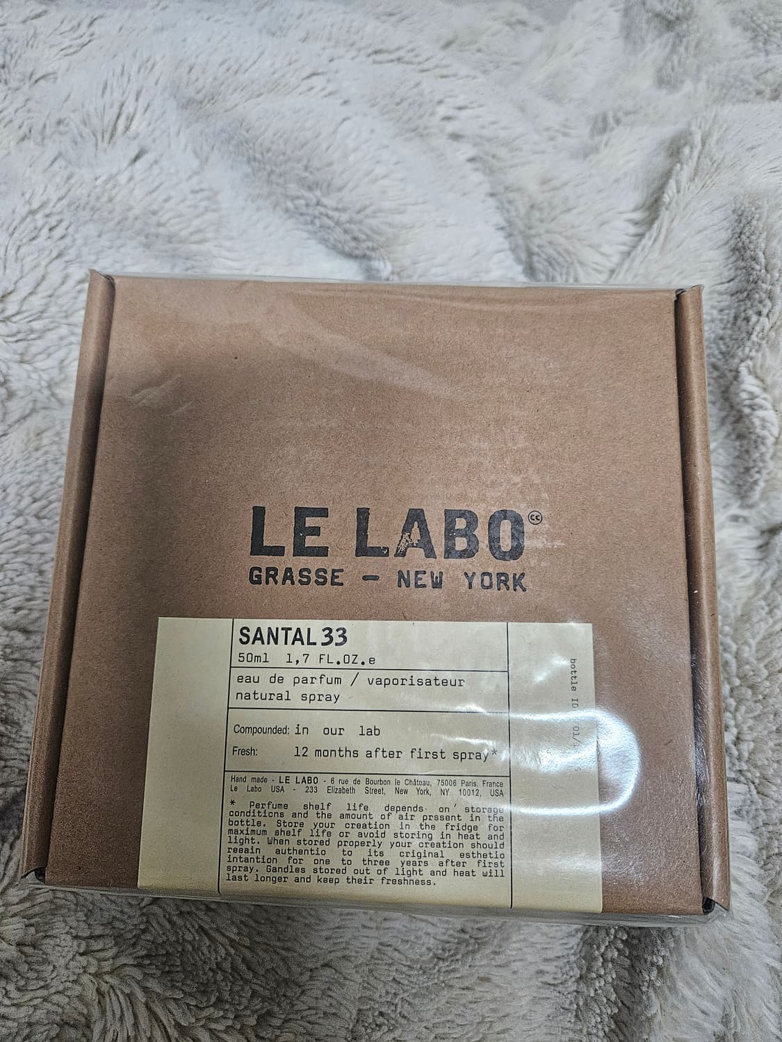 르 라보 상탈 33 50ml 새상품 상품이미지1