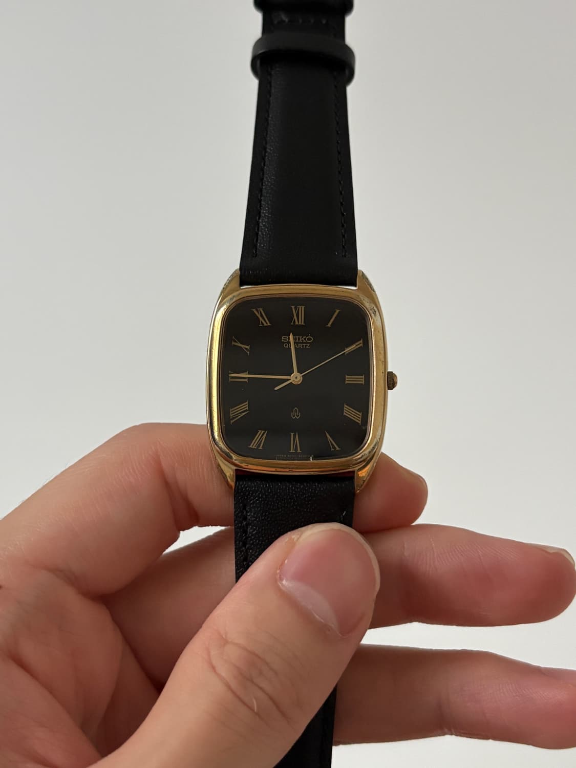 1980s Chariot Black Gold Tank Quartz 상품이미지2