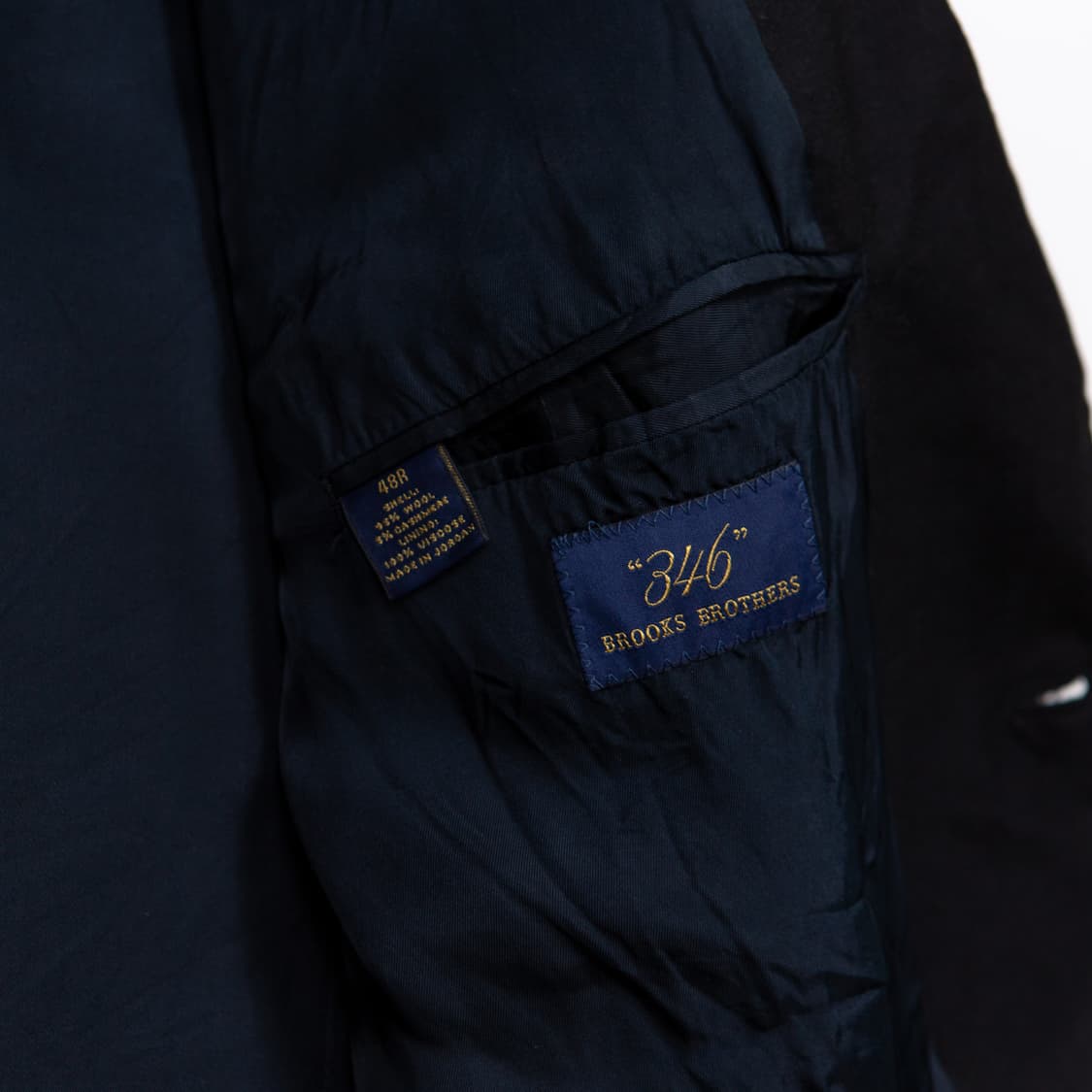 브룩스 브라더스 워터베리 버튼 금장 블레이저 블랙 상품이미지8
