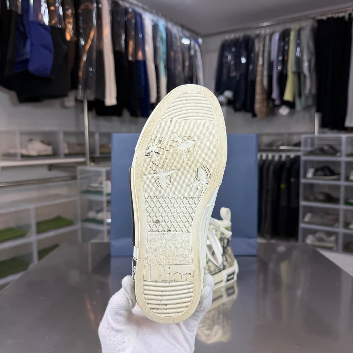 [리오브] 디올 오블리크 B23 하이탑 스니커즈 상품이미지3