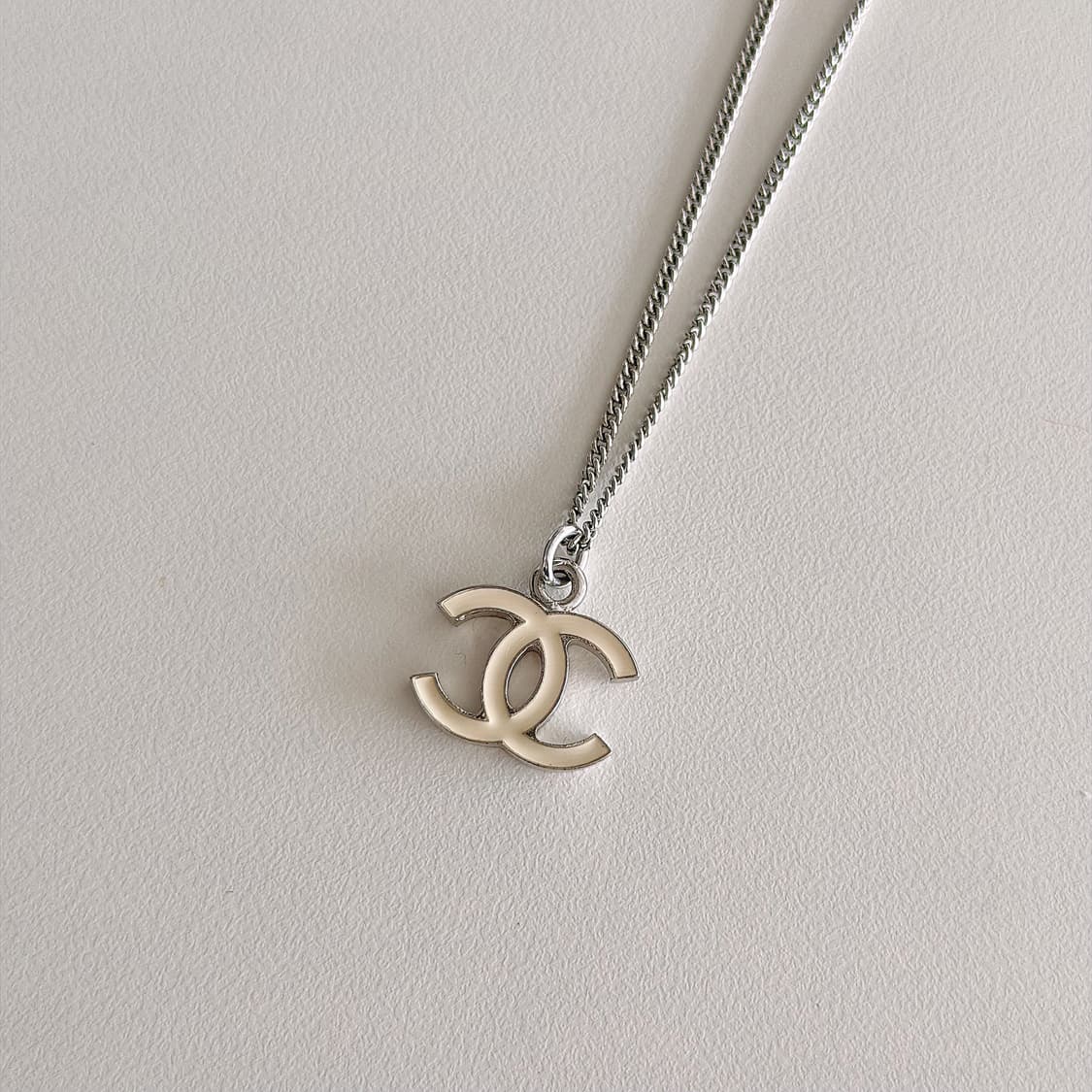 빈티지 샤넬 CC 목걸이 아이보리 [감정서 포함] 상품이미지9