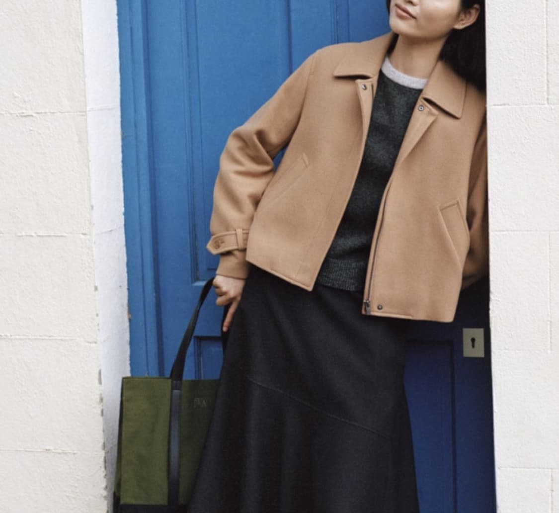 [JW Anderson] 울블렌드 쇼트재킷(베이지) 상품이미지1