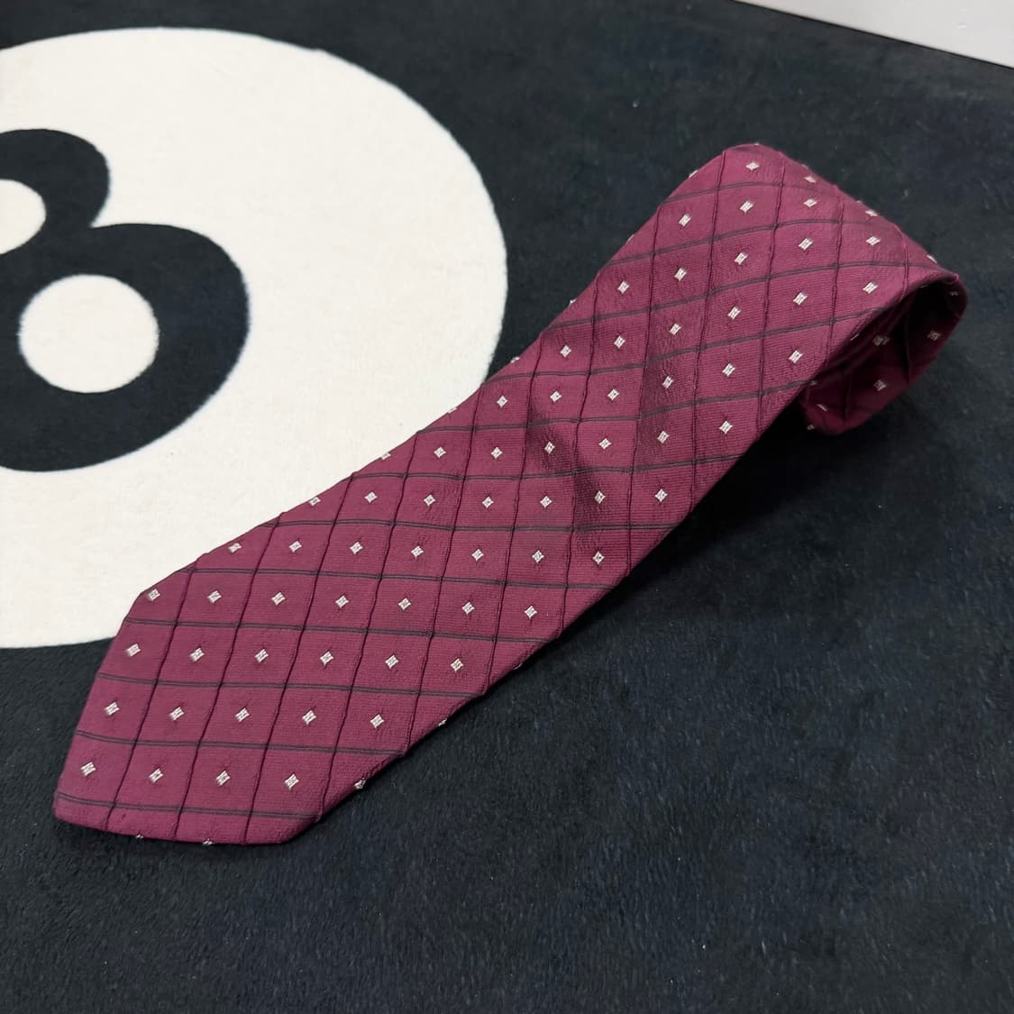 입생로랑 빈티지 실크 넥타이 (Wine Red) 상품이미지1