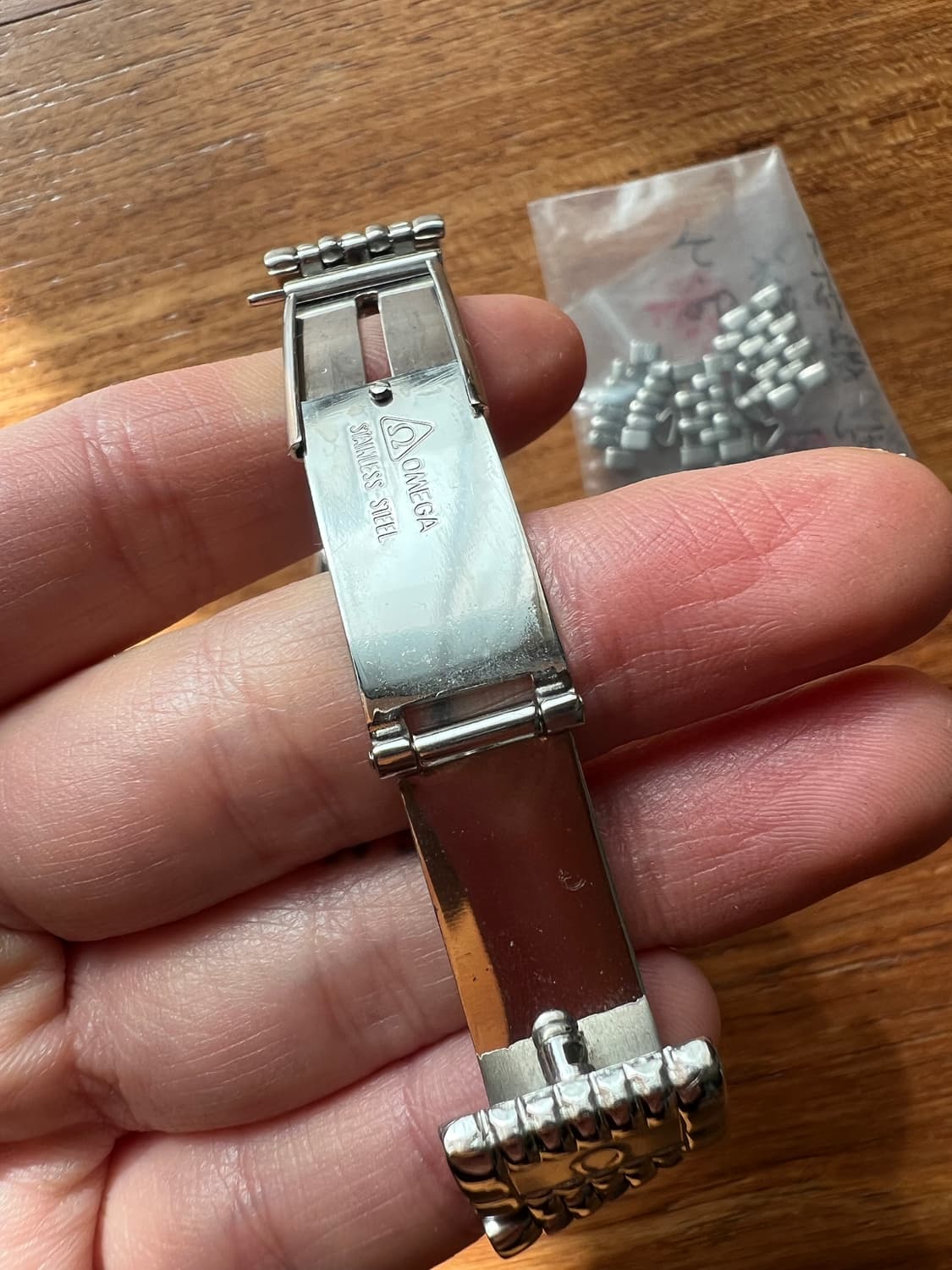 오메가 빈티지 스퀘어 사각 드빌 남녀공용 양각 로얄블루 청판 쿼츠 상품이미지8