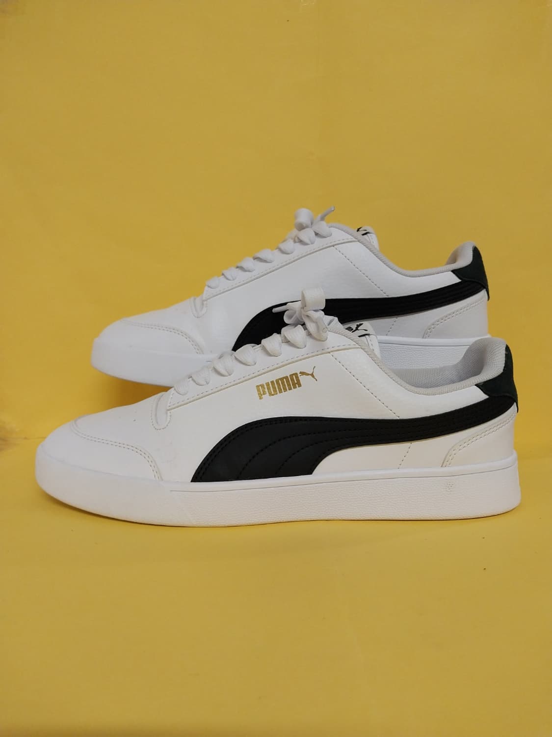 남성 푸마 셔플 화이트블랙 운동화 (280) 상품이미지1