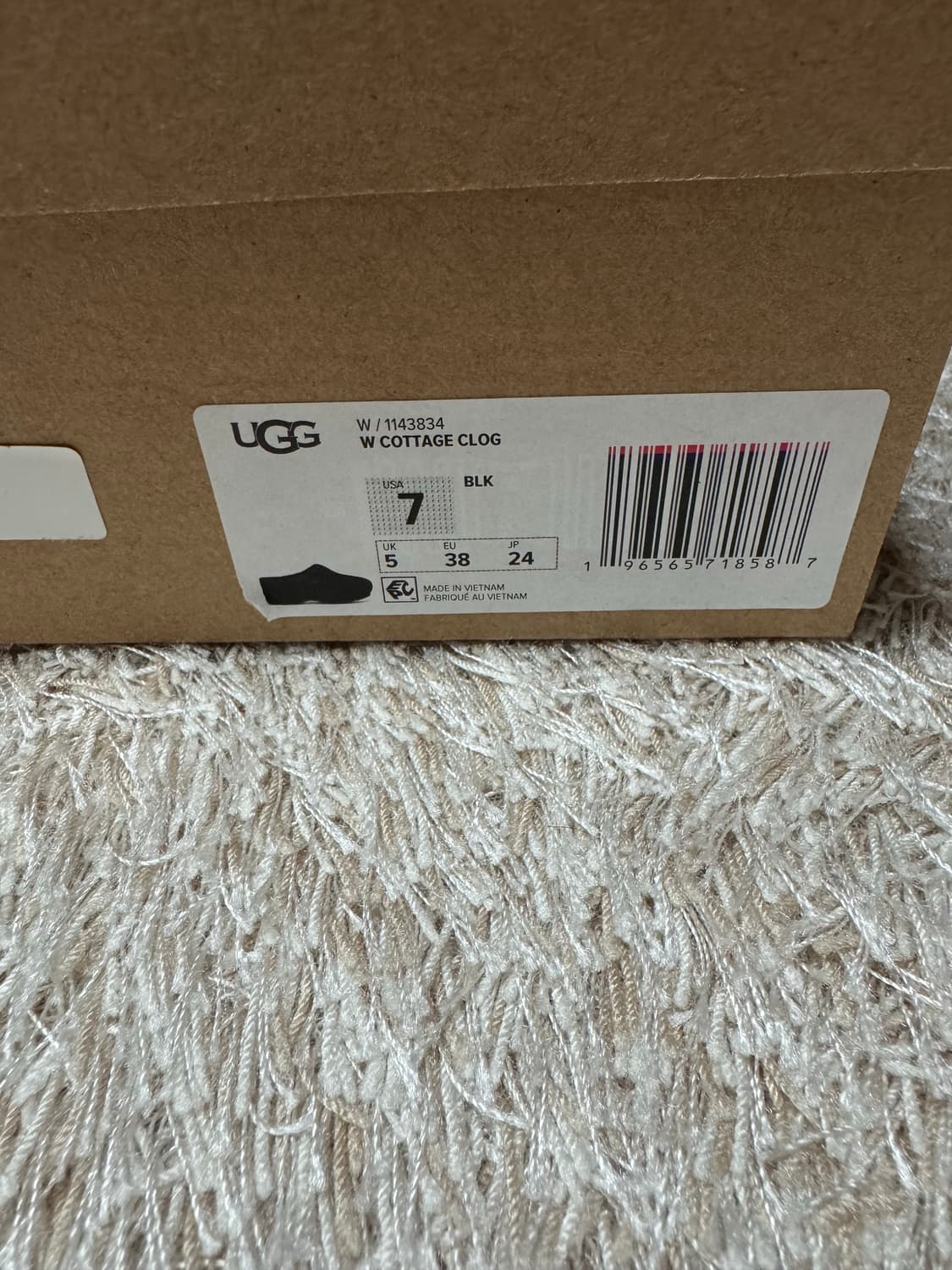 새상품 Ugg clog 어그 클로그 7사이즈 (240) 상품이미지2