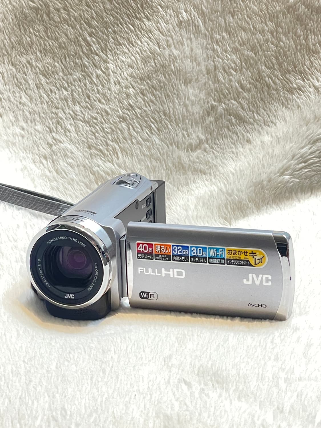 S급) JVC GZ-EX270 빈티지 디카 캠코더 실버 상품이미지2