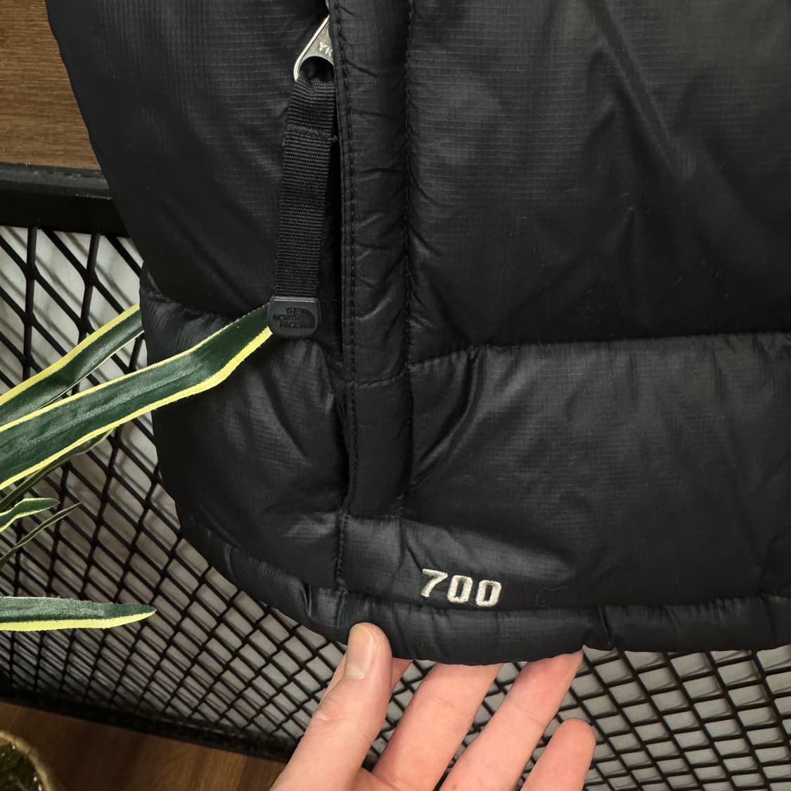 00s 노스페이스 700 패딩 베스트 전후면 로고 포인트 블랙 상품이미지6